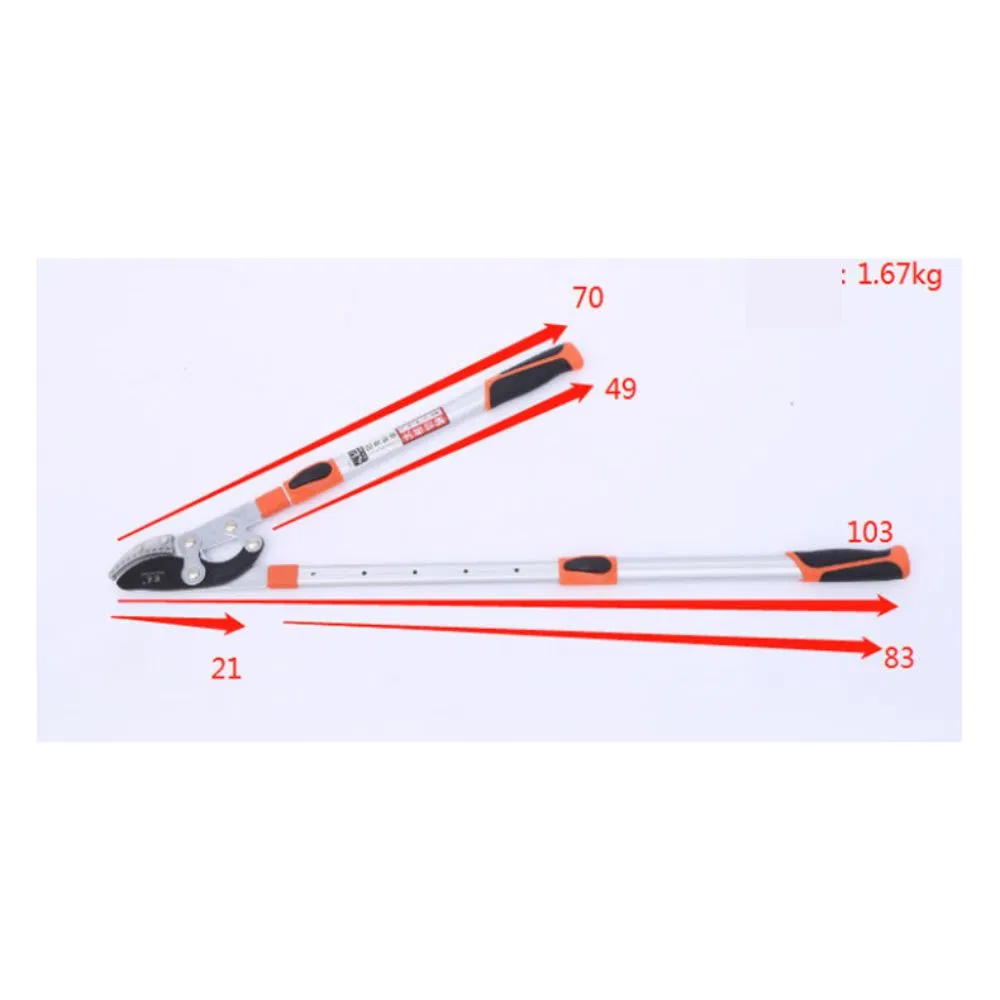 Heavy Duty Expandable Garden Shears Cutter Pruning Tool Outdoor Steel Professional Ci25128