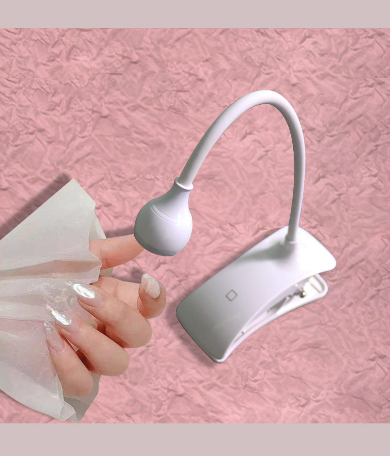 USB Charge Gel UV Nail Lamp Adjustable LED Nail Lamp Professional Salon&Home Use Clip Nail Dryer