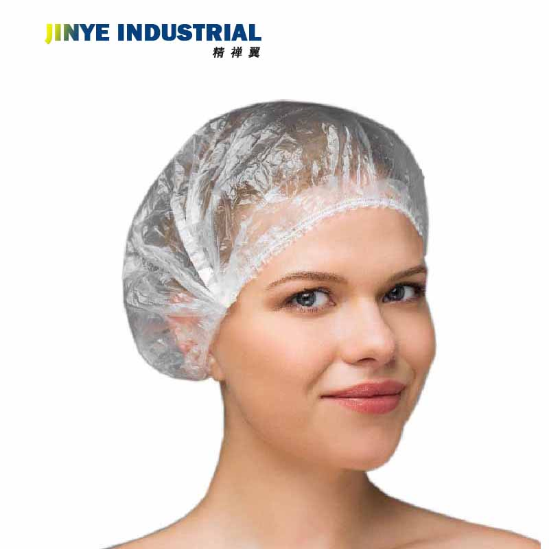 Disposable Plastic Shower Caps Hair Cover for Hotels