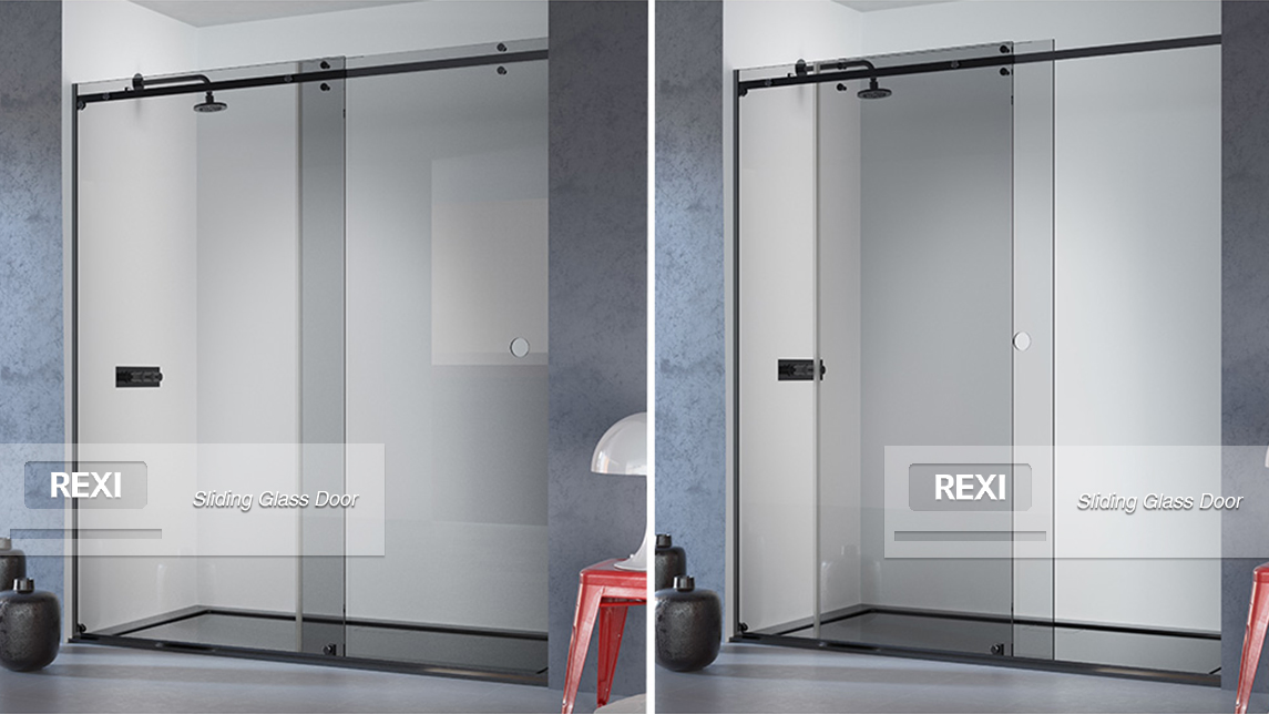 8mm 10mm 12mm tempered glass shower doors factory price