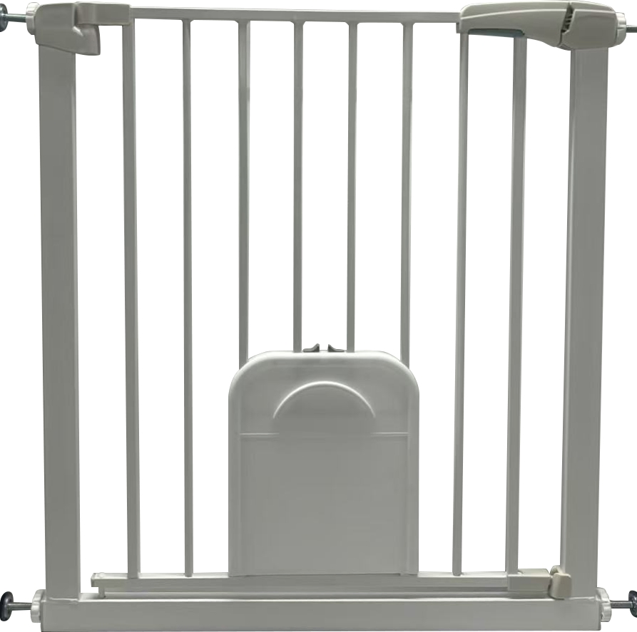 2025 Fashion New Childproof Safety Gate Metal Pet Enclosure Door Gates