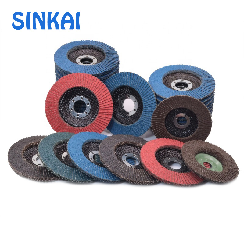 4/4.5/5/6/7 Inch Abrasive Tool 125mm Ceramic Oxide Alumina Diamond Curved Flap Disc