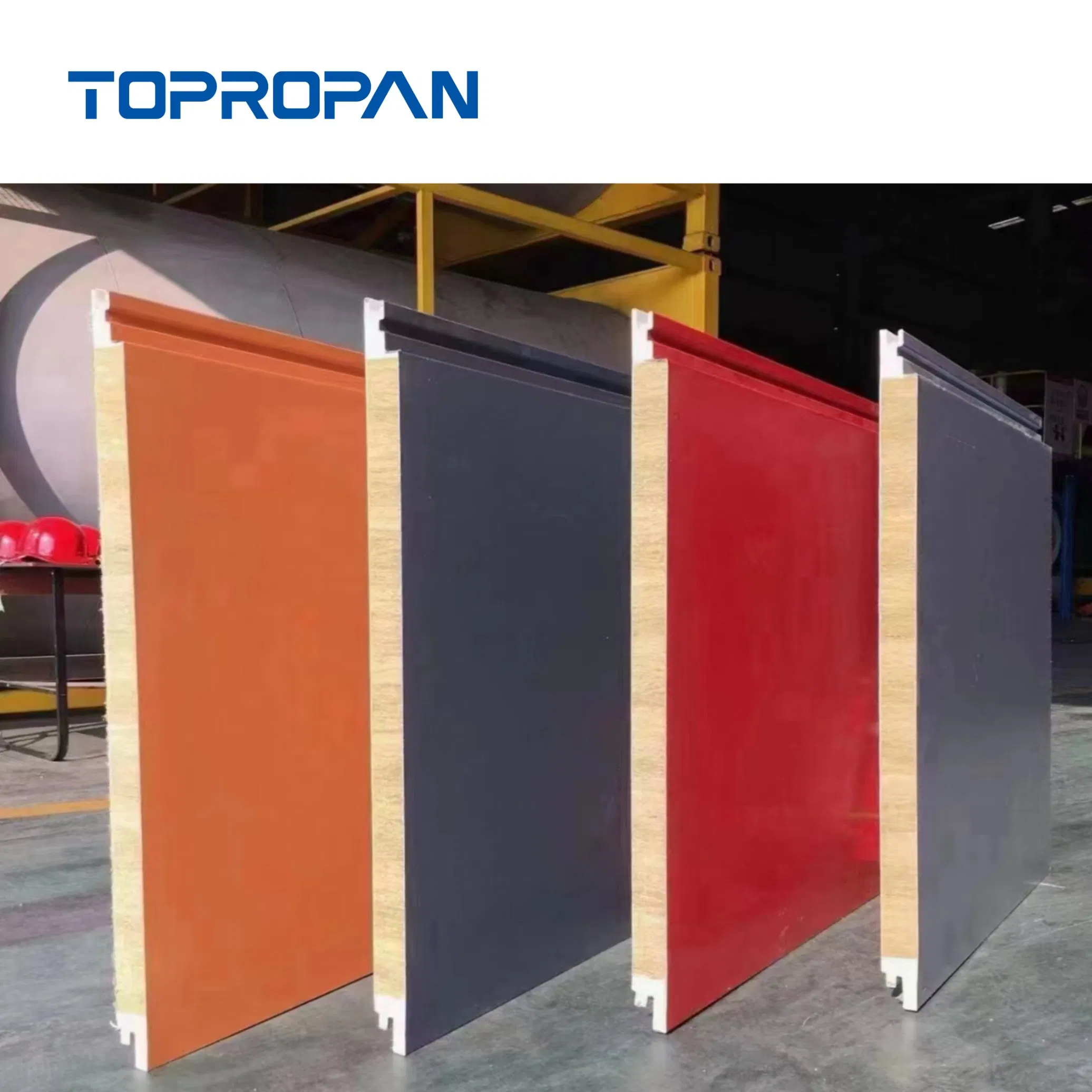 Low Cost with Good Quality Wall/Roof PU/PIR/Rockwool/Glasswool Insulated Sandwich Panels for Warehouse/Workshop
