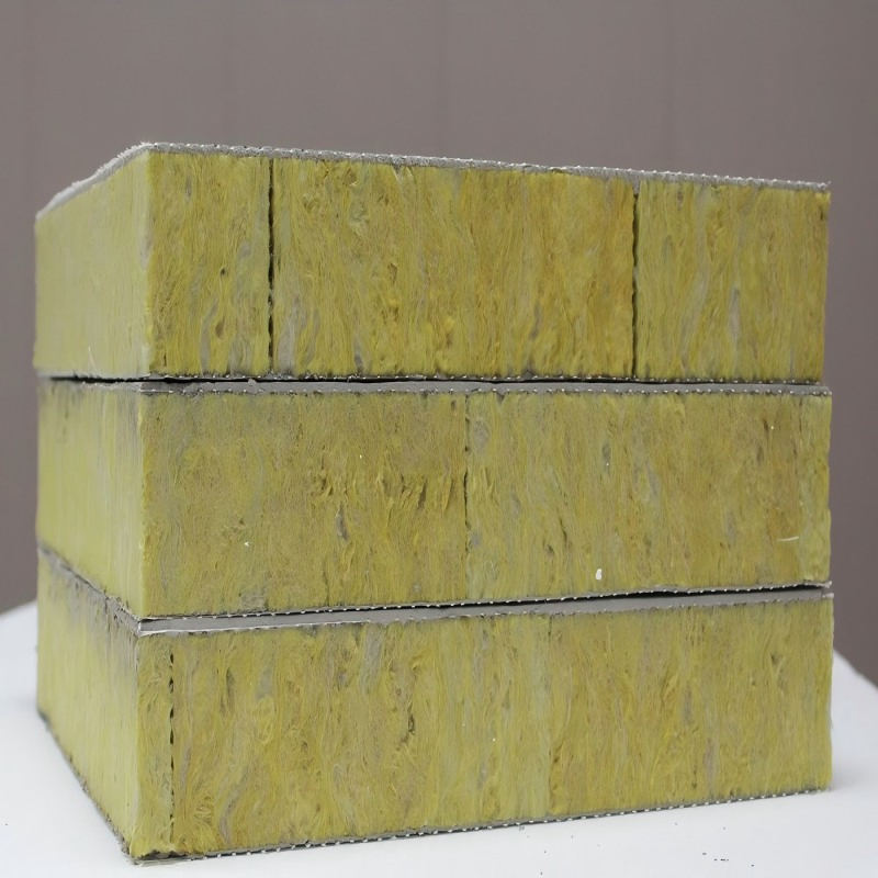 Customized Thickness Thermal Insulation Rockwool Mineral Rock Wool Board for Chemical Industrial Panels with Aluminum Al Foil