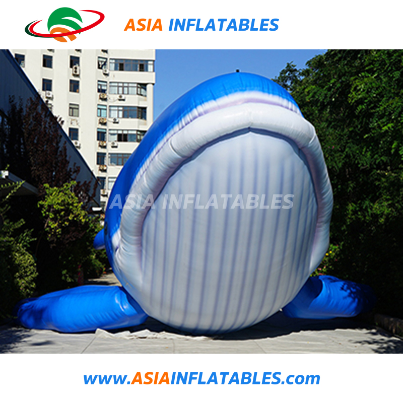 New Style Outdoors Parade Inflatable 6m Walking Whale with LED Lights