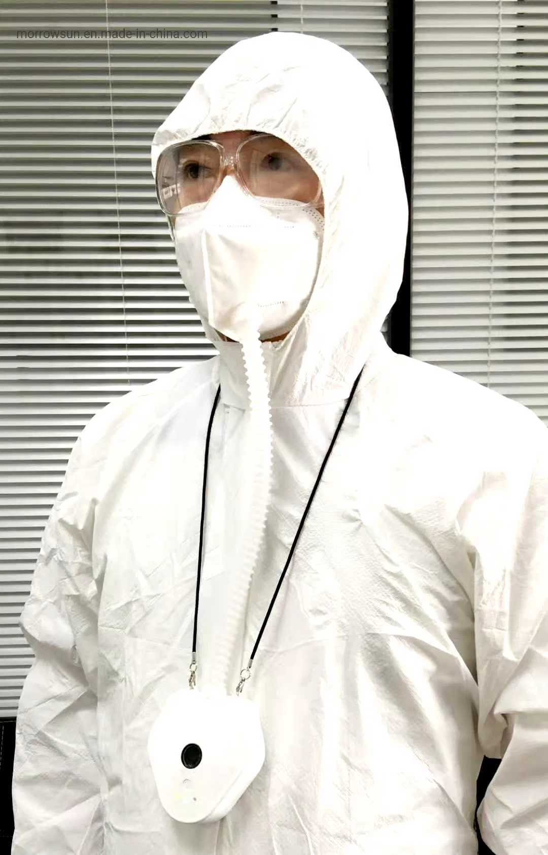 Portable Cordless Intelligent Anion Function Wind Speed Adjustable Mask Air Cleaner with USB Cable