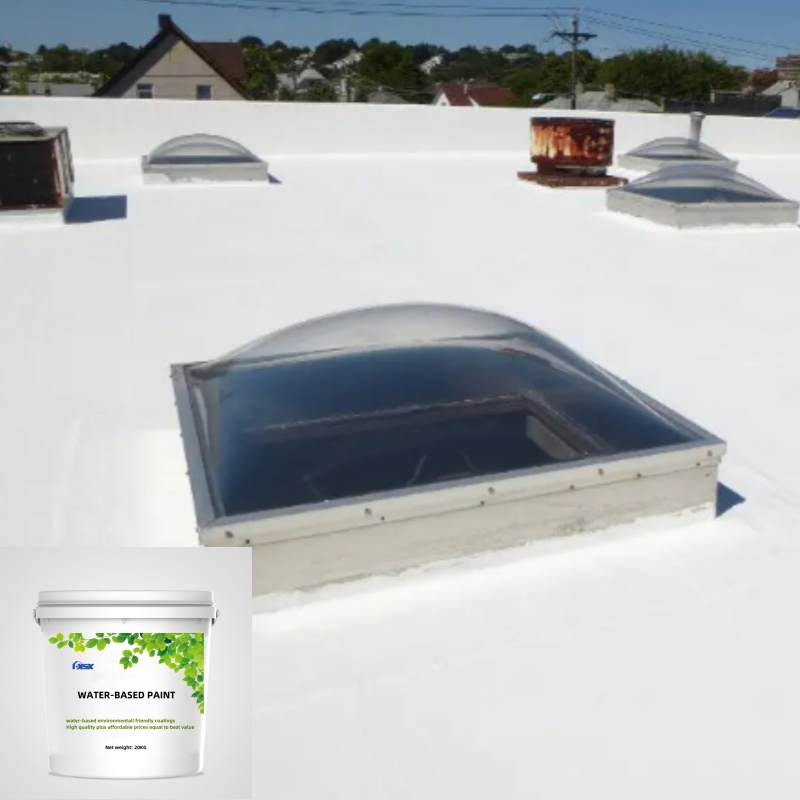 Building Heat Reduction Paint with Reflective Insulating Properties