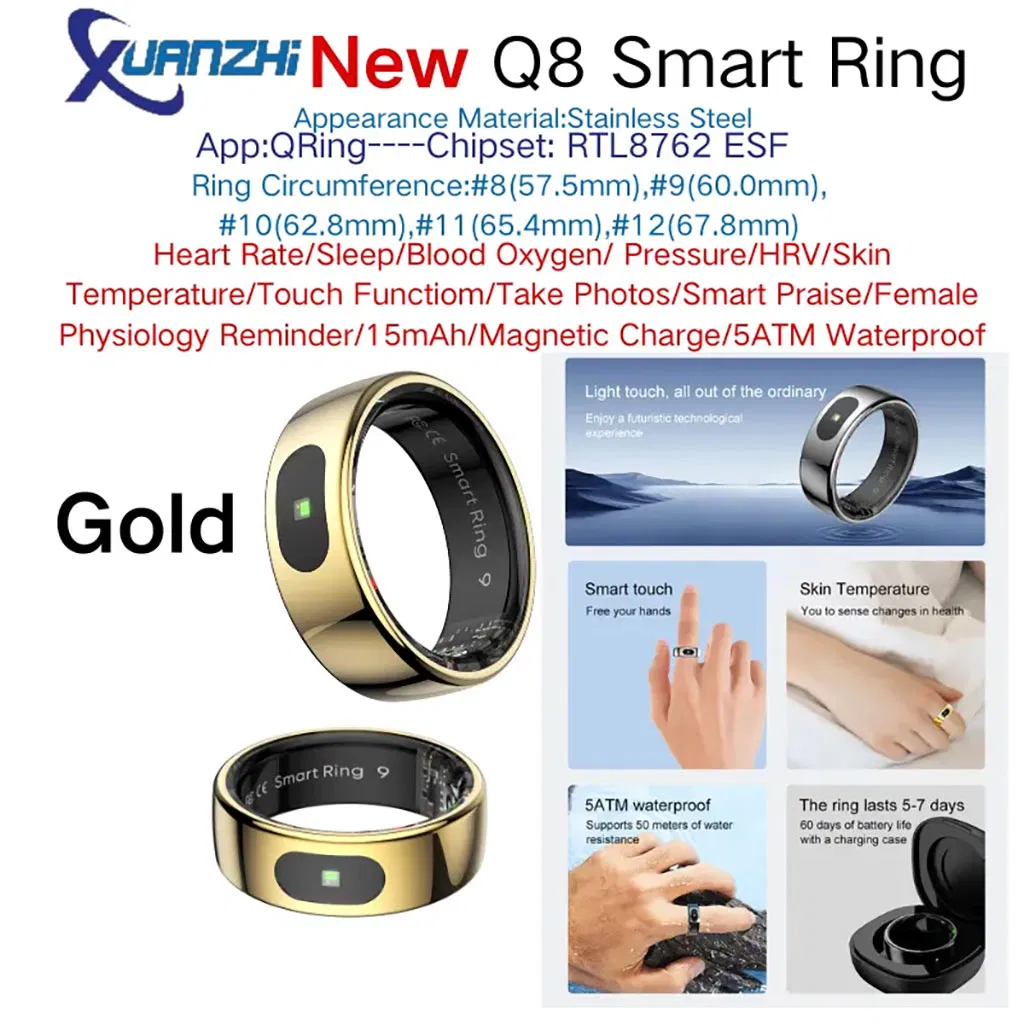 Умный браслет Scroll Ring для здоровья
