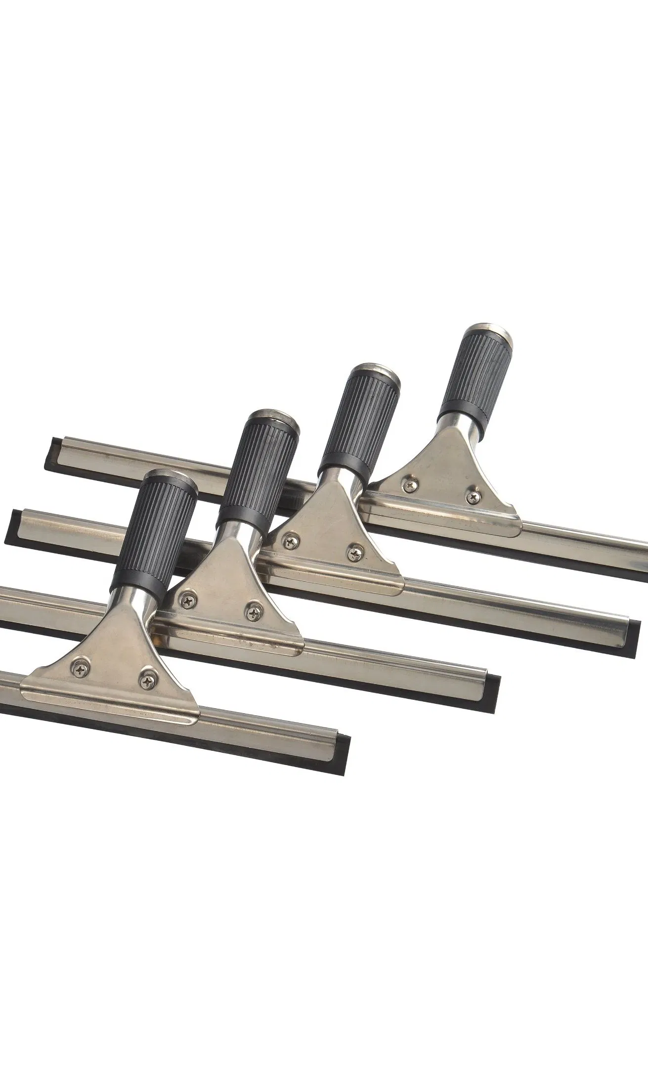 35 Cm Stainless Steel Cleaning Squeegee Glass Wiper with Rubber Blade, for Cleaning Windows Windshields, etc