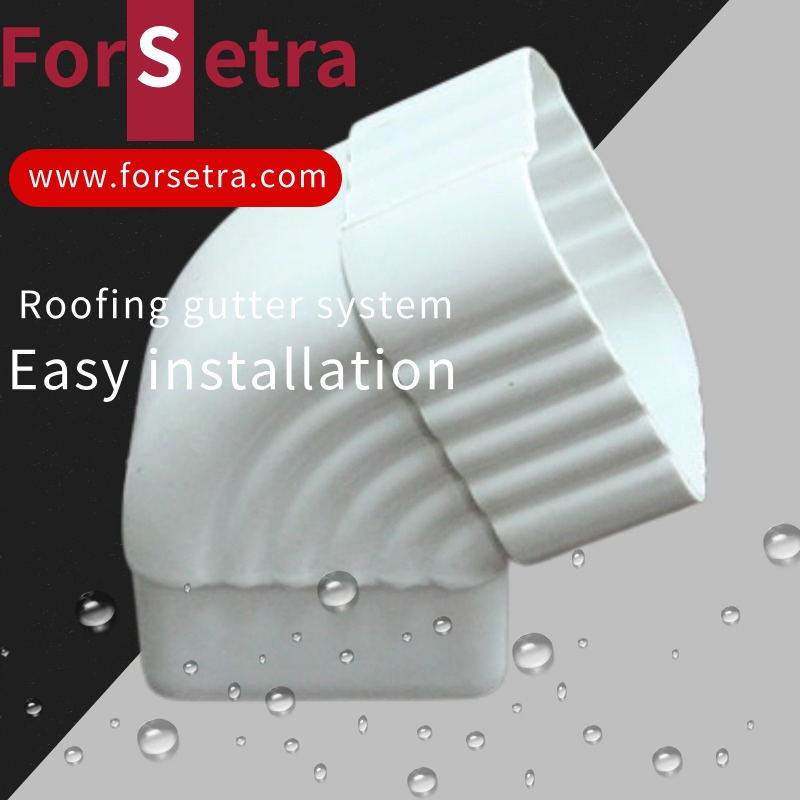 White Gray Brown PVC Rain Gutter Chain Roof Drainage System of Superior Quality