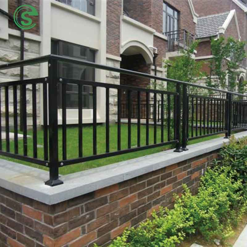 Powder Coated Aluminum Balcony Indoor Step Staircase Handrail Stair Railing