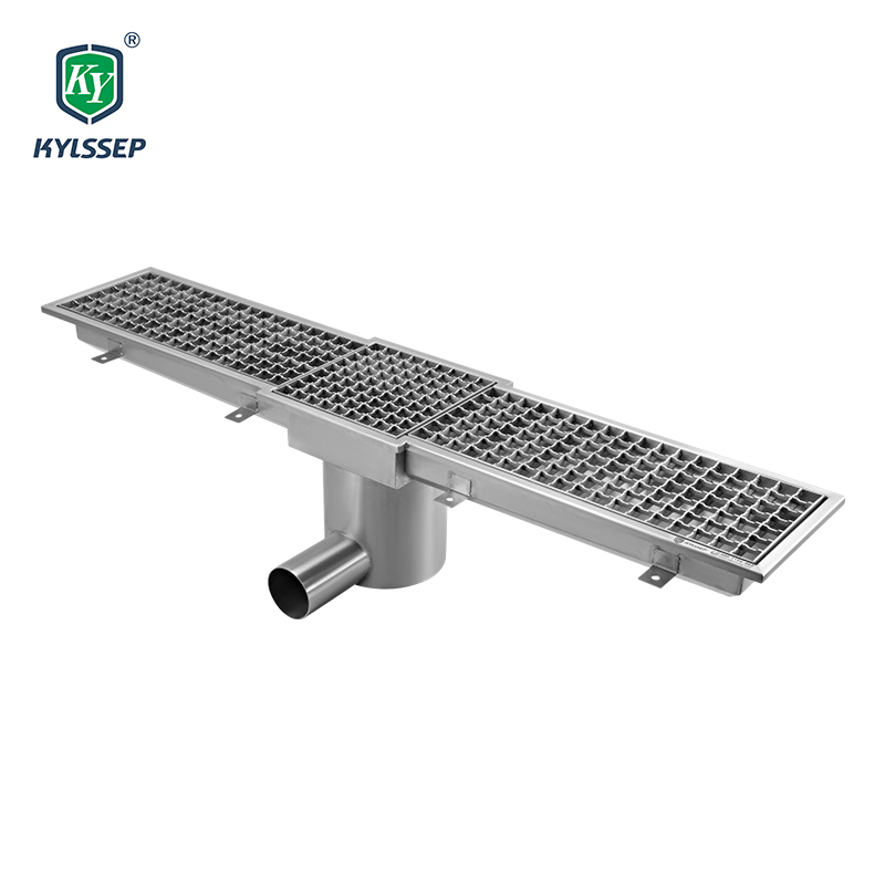 Customizable Hygienic Inox Channel Drain for Food and Beverage