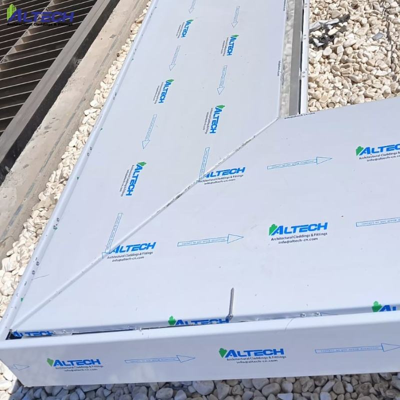 ISO Authentication Modern High-Tech Design Decorative for Building Anodized Solid Aluminum Panel