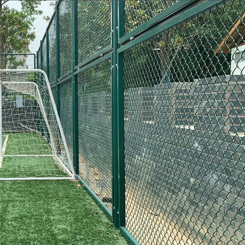 High-Quality PVC Coated Chain Link Fencing for Sports Courts
