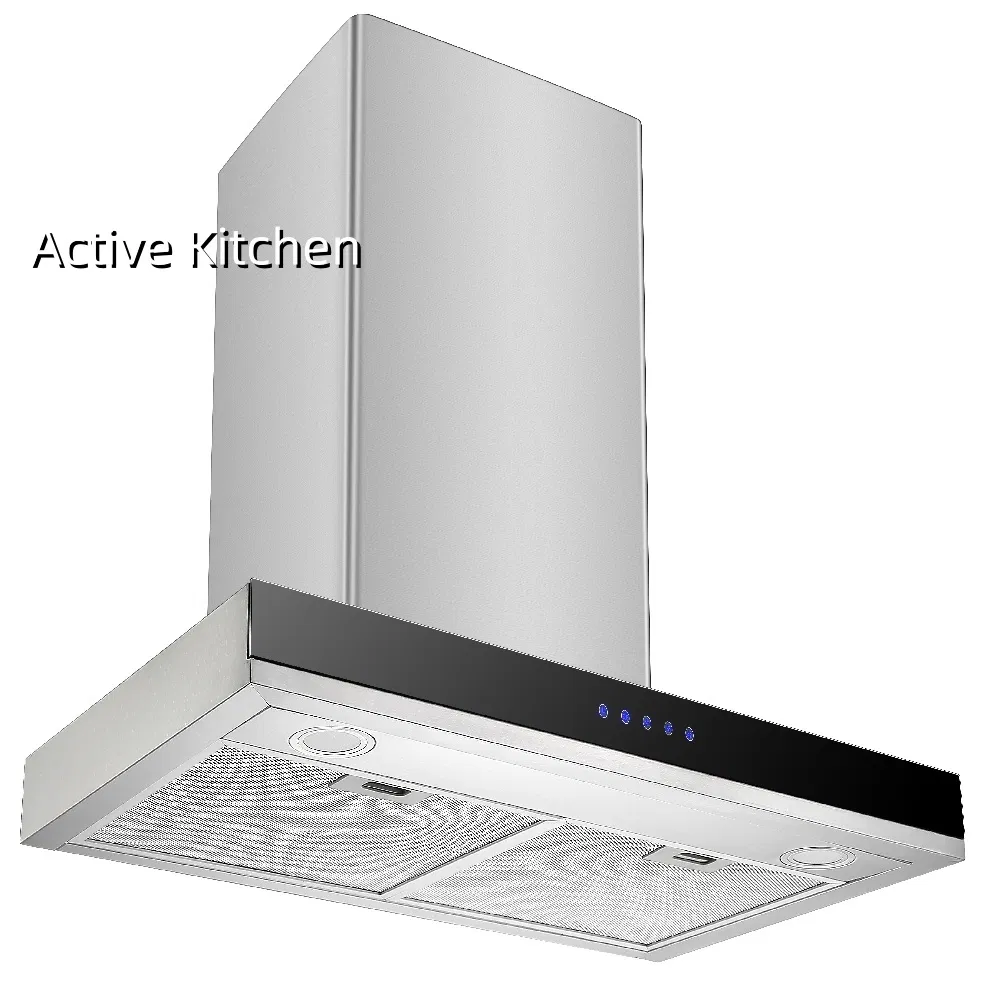 Overheat Protection Ventilation Hood Low Energy T-Type Machine Kitchen Range Hood