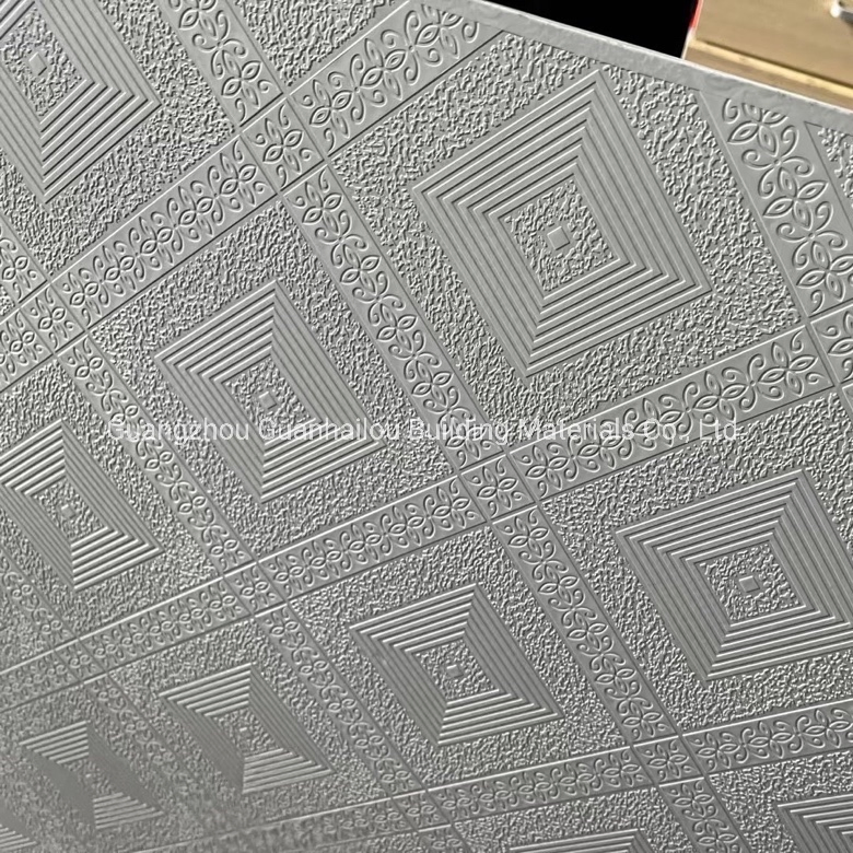PVC Gypsum Ceiling Tiles/ PVC Laminated Gypsum Ceiling Tiles