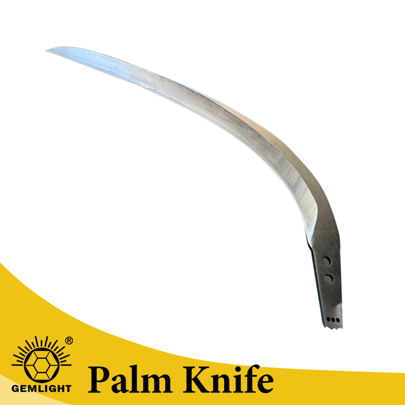 Rust-Resistant Palm Harvesting Knife and Sharpener for Prolonged Use