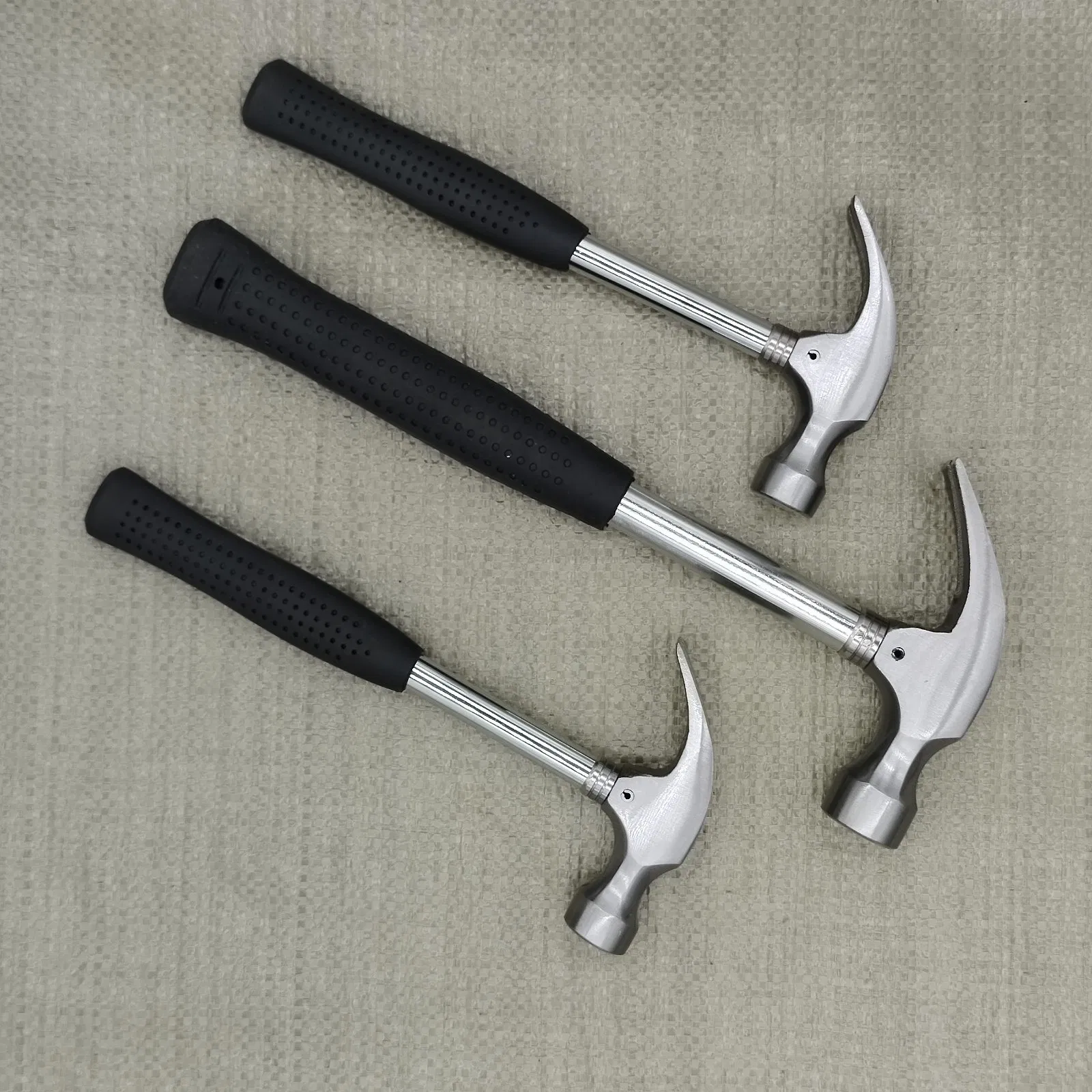 Integrated One-Piece Forging Sheep Horn Hammer Soft Anti-Slip Grip Tear Resistant Steel Handle Mallet Durable Hammer