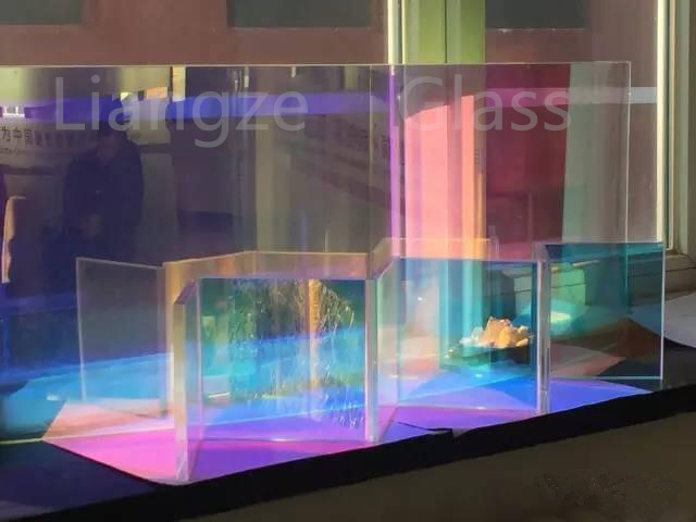 Vibrant 5mm and 6mm Dichroic Decorative Glass for Windows