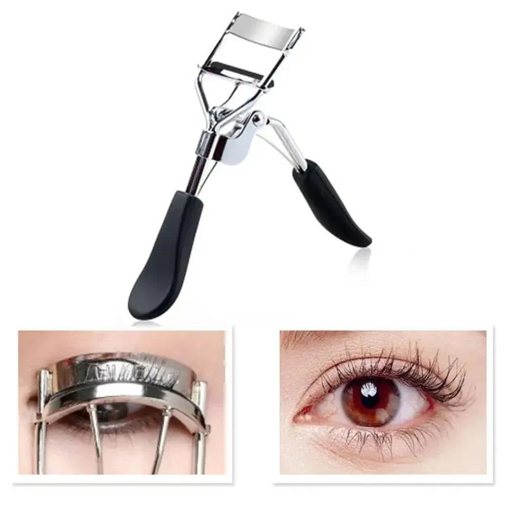 Portable Wide Angle Stainless Steel Manual Eyelash Curler