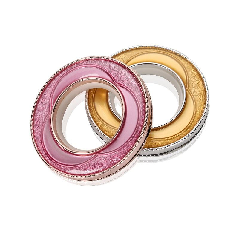 Good Quality Crystal Style Triangle Rose Ring Curtain Accessories