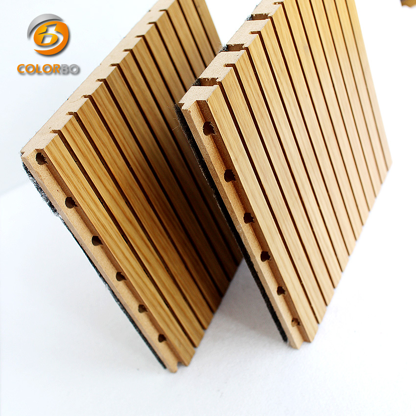 Good Quality Display Cheap Groove Wooden Timber Acoustic Panel