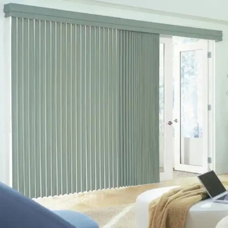 High Quality Customized Fabric Adjust Slats Motorized Vertical Dreamlike Blinds
