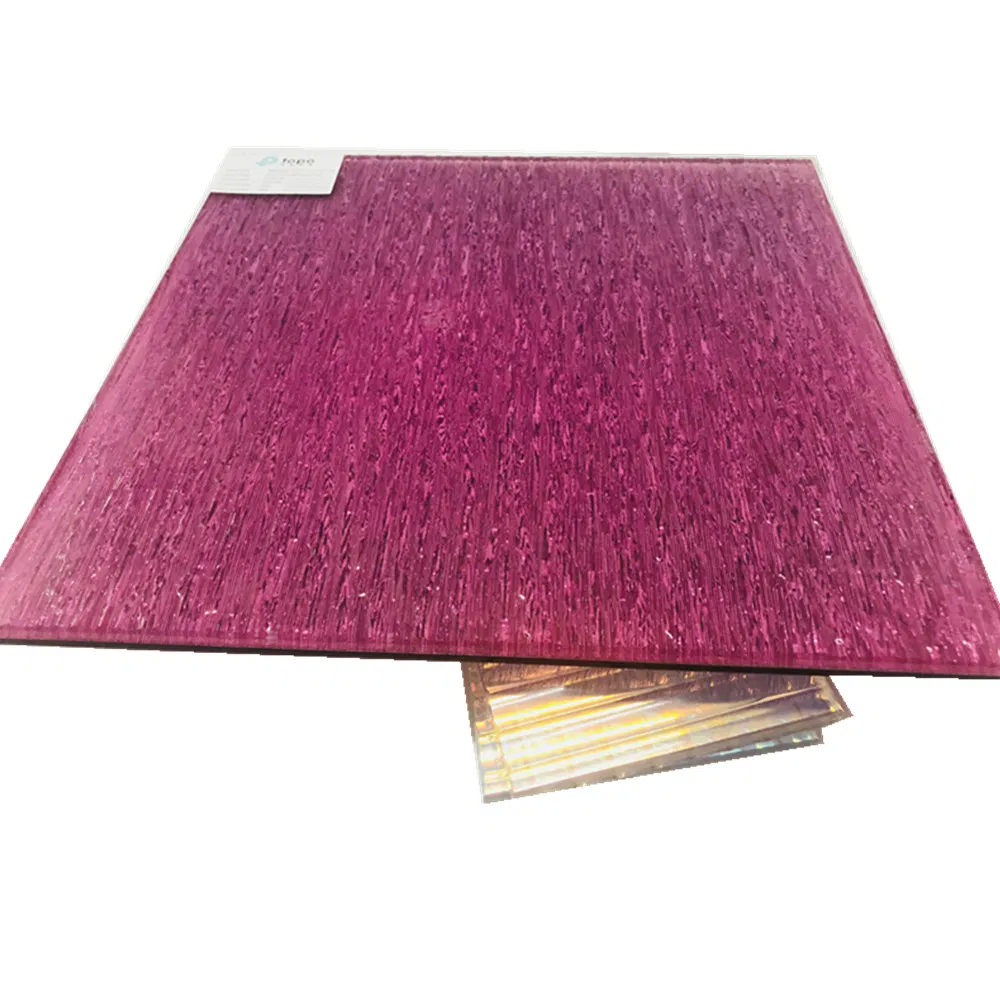 Wire Mesh Glass with Double Pieces Rain Figured Pattern Glass (PLW-TP)