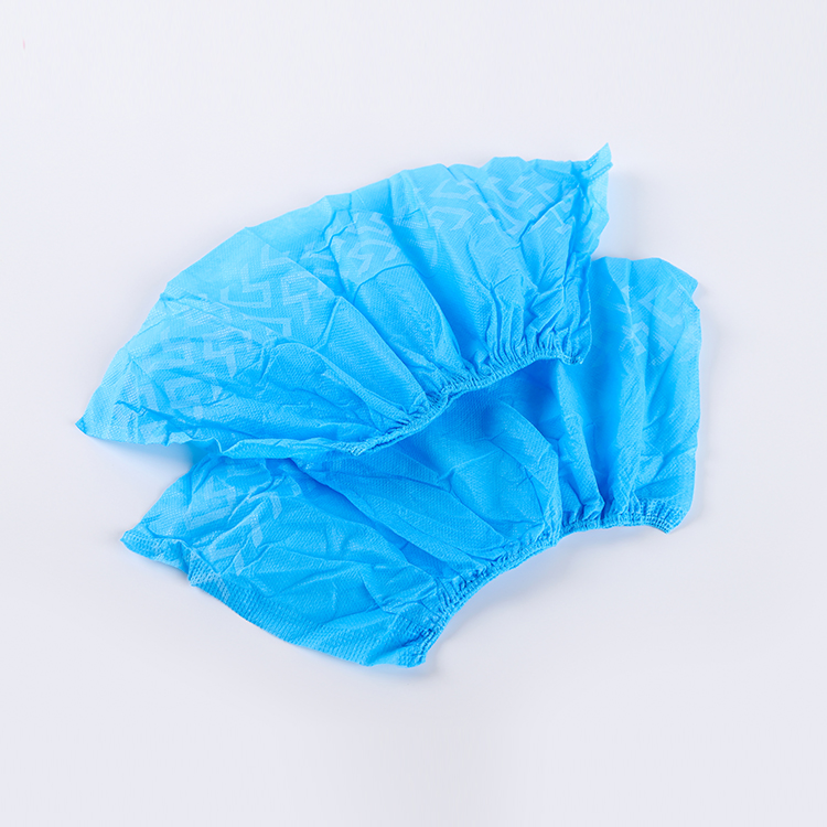Disposable Protective Non-Woven Fabri Anti/Non-Slip Shoe Cover for Construction, Workplace, Indoor Carpet Floor Protection