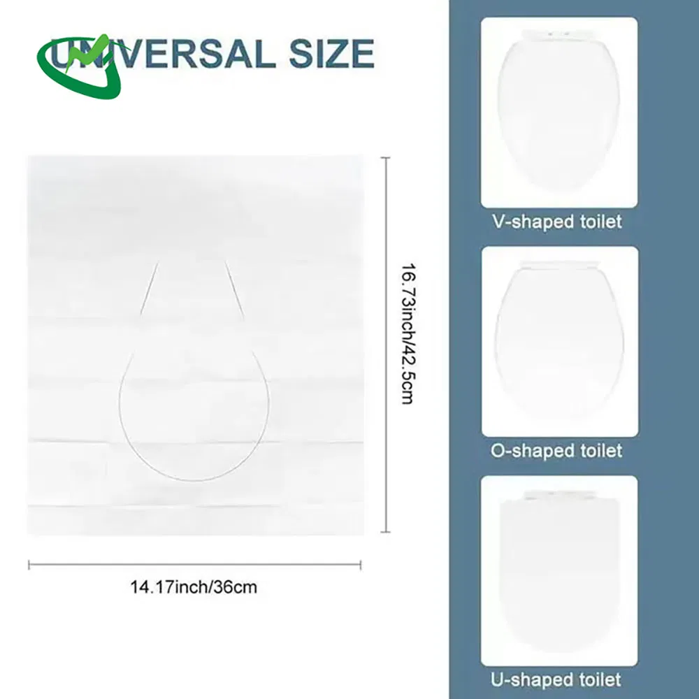Factory Supplies Hot Sale Virgin Eco-Friendly Disposable Waterproof Toilet Seat Cover Paper