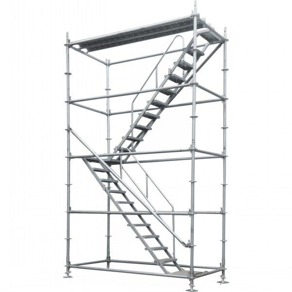 Easy-Install Scaffolding Staircase for Quick Assembly and Disassembly