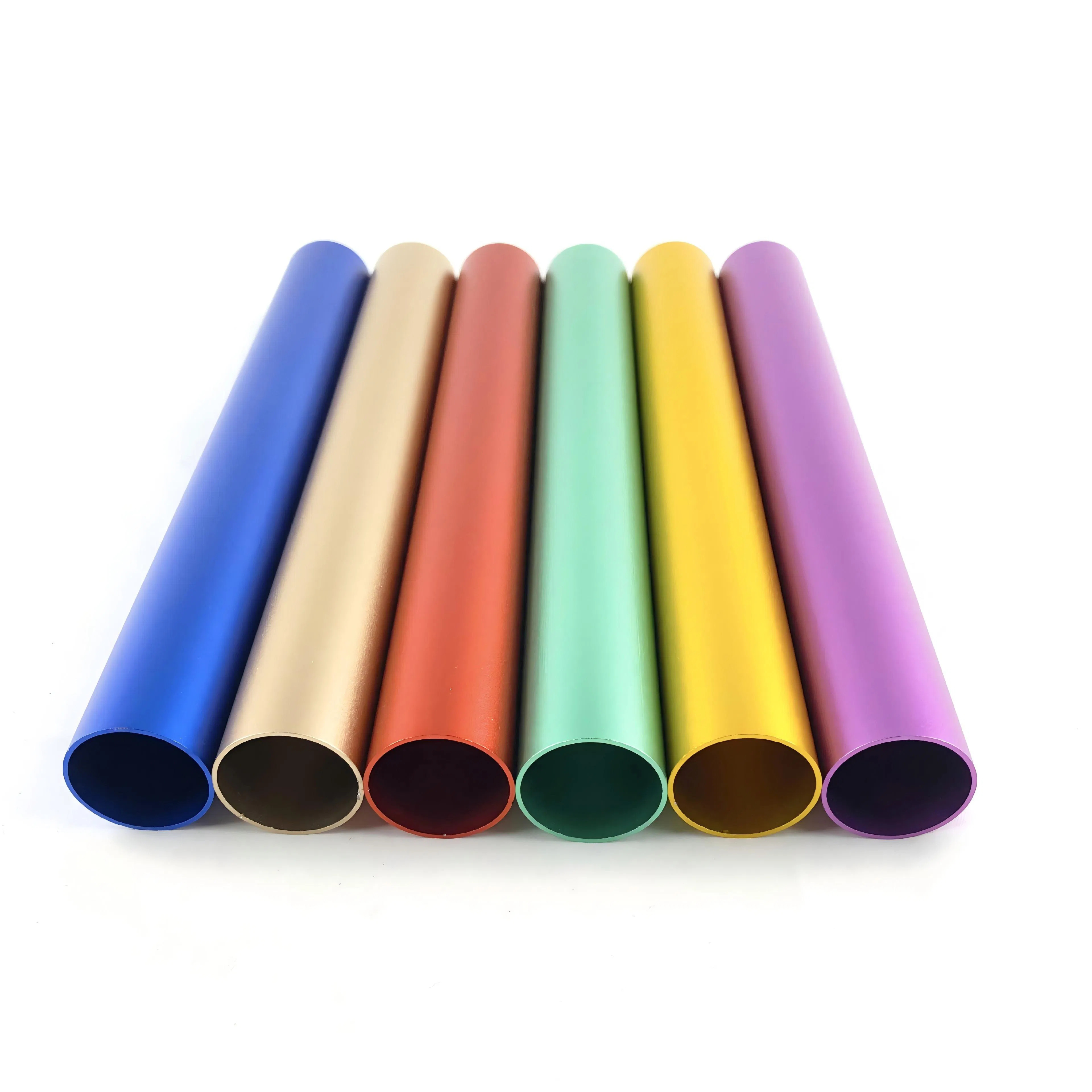2014 T6/6061 T6 Seamless Anodized Aluminium Pipes/Profile/Tube (WXGY100)