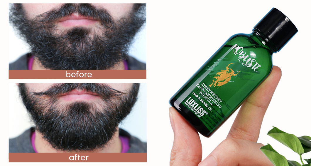 100% Natural Ingredients Men Best Organic Hair & Beard Oil