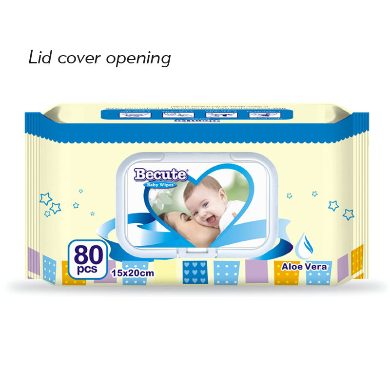 Biodegradable Organic Wet Wipes Naturally Sensitive Skin Wholesale Baby Wipespopular