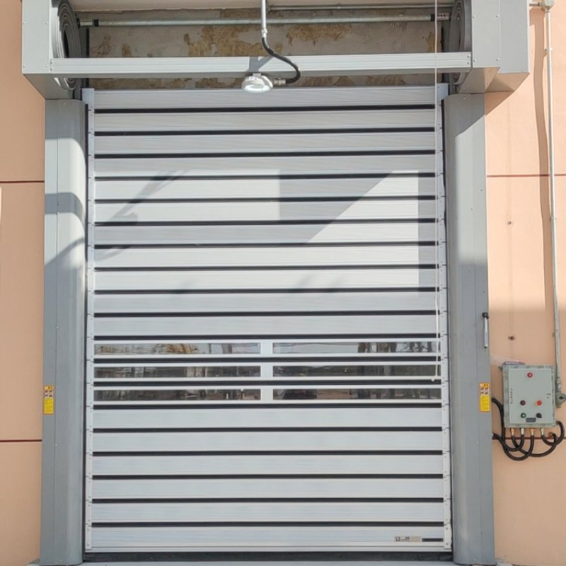 Aluminum Rolling Type Induced Soundproof Finished Anti-Theft Rolling Shutter Door