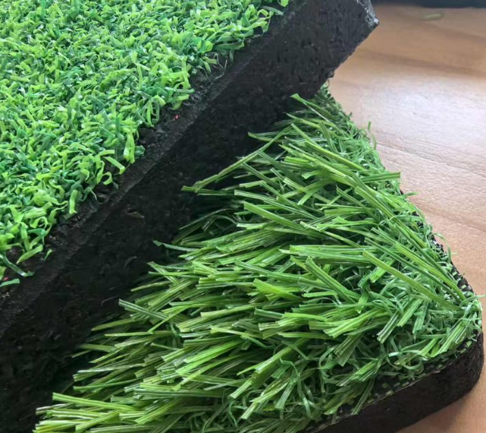 SGS Factory New Gymnastic Sport Playground Flooring Mat Tile Rubber Floor with Artificial Grass