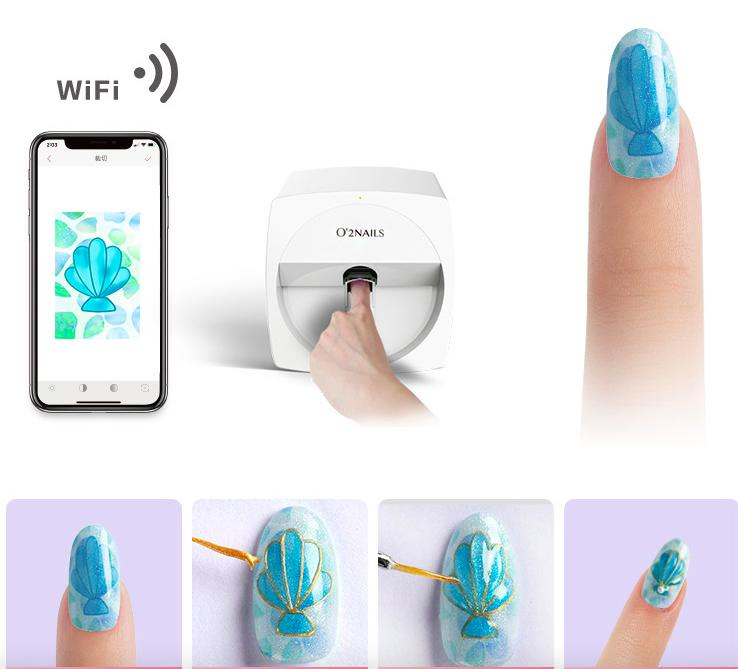 Nail Art Printer 3D Fashion Nail Making Salon Machine Original White Power Color Weight Electric Origin Digital Size Supply Cbl