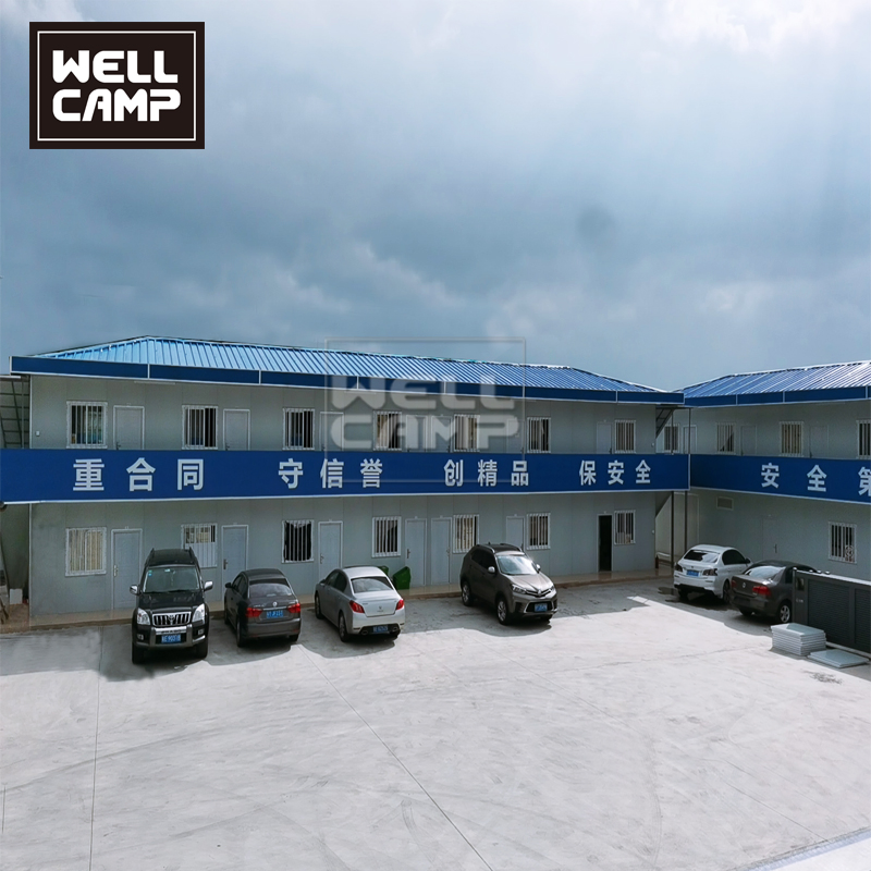 Low Cost Pre Engineered Metal Structure Prefab Workshop Site Camp
