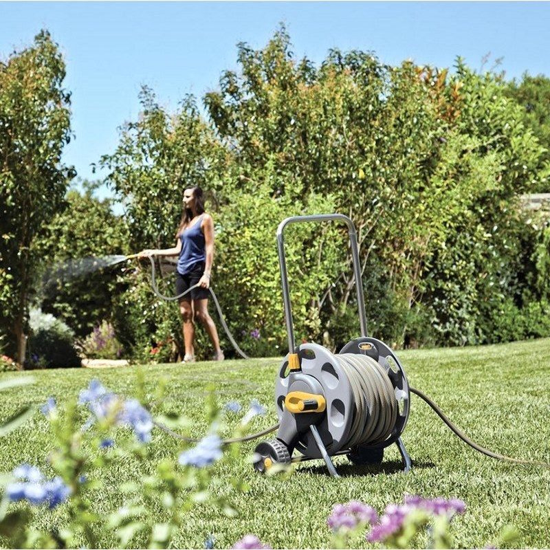 Garden Water Hose Pipe Reel Cart