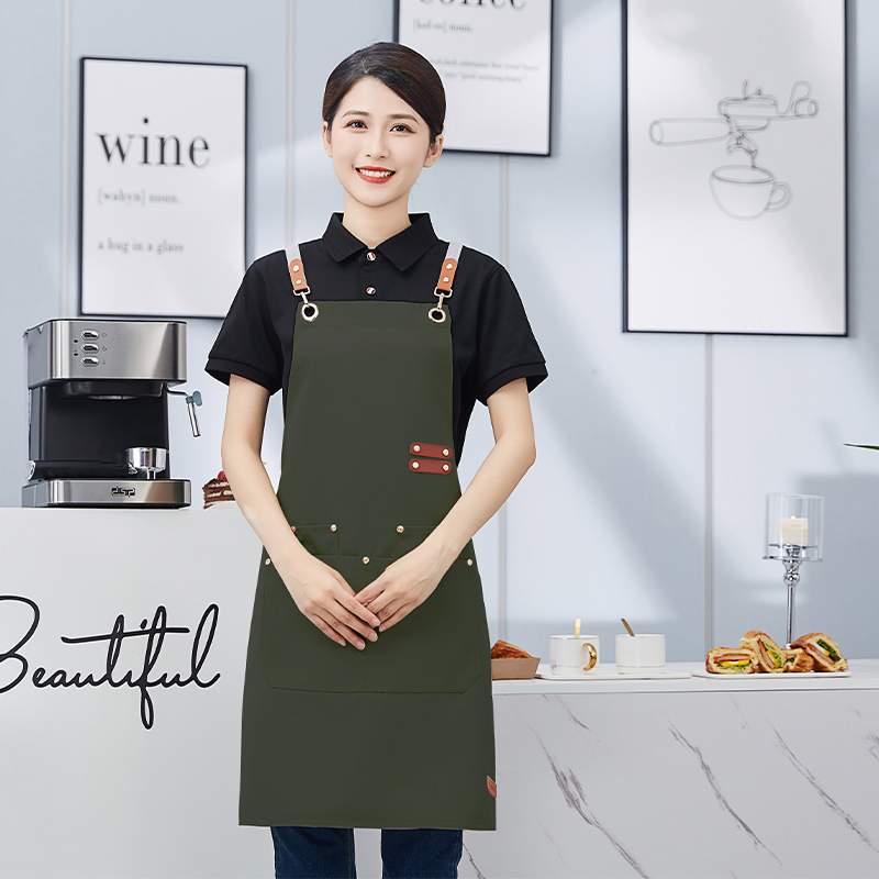 Solid Color Waterproof Breathable Apron for Flower Shop and Hotel Logistics