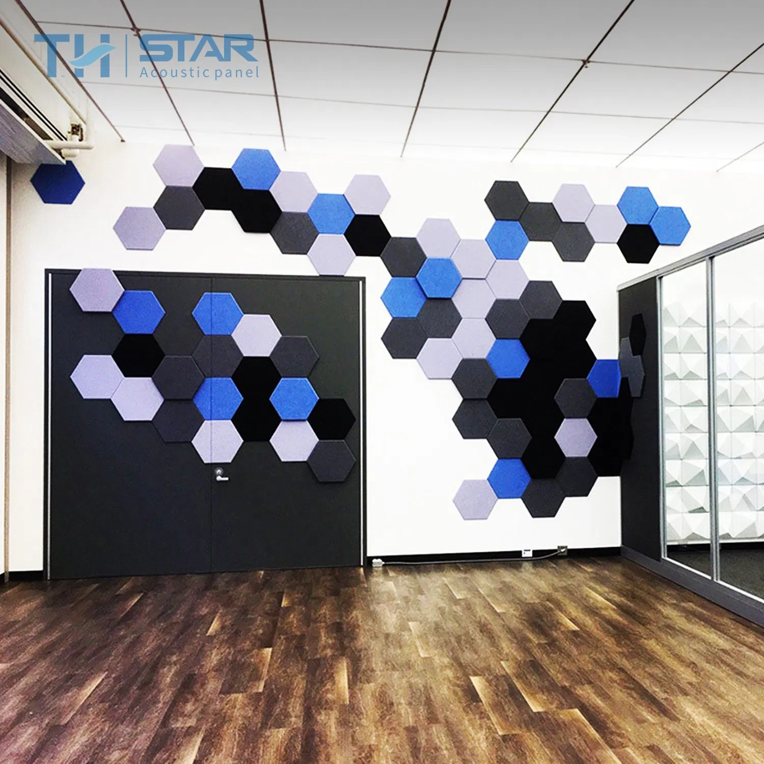 Customizable Polyester Fiber Acoustic Sound Absorbing Partition Panel