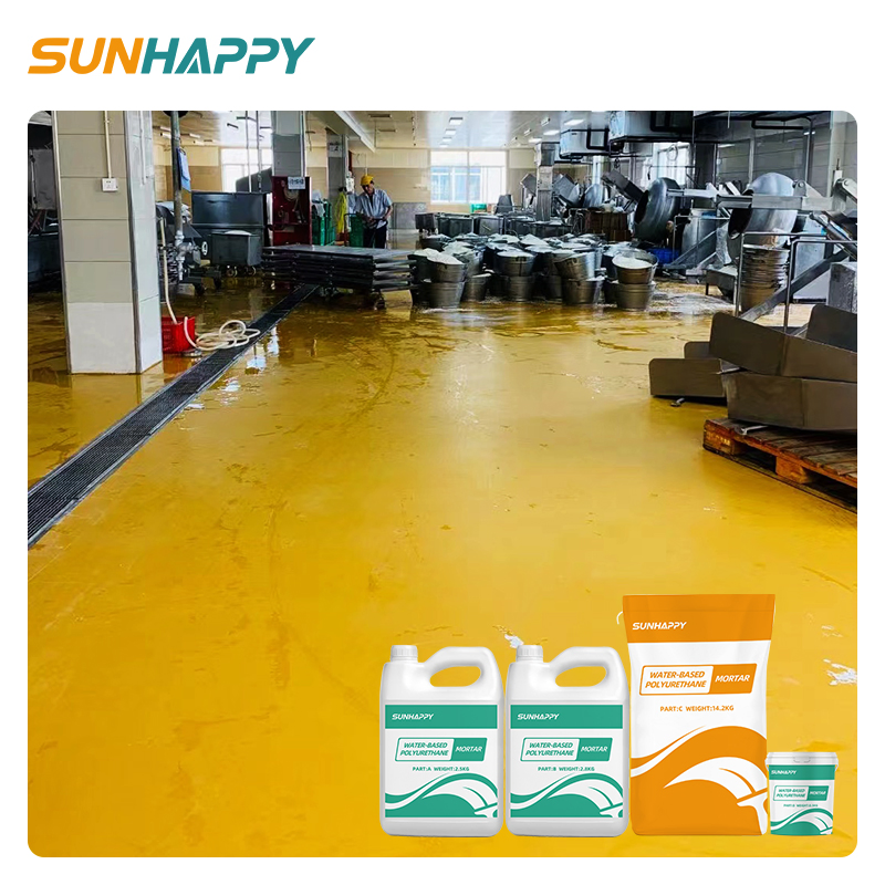 Odorless Polyurethane Waterproof Coating Green Eco-Friendly Low Voc Hygienic Water-Based Polyurethane Mortar