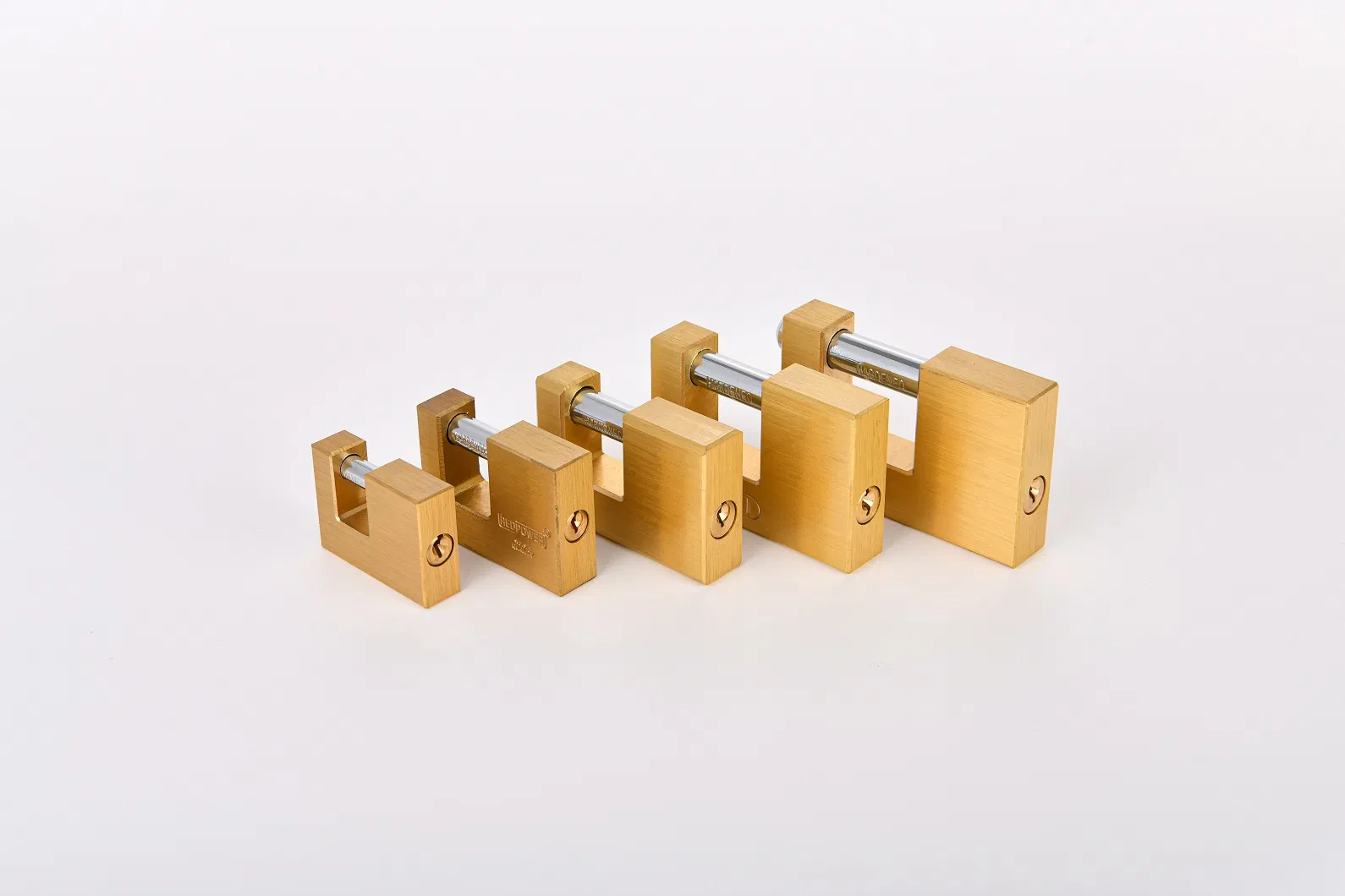 70mm High Quality Security Economic Rectangular Brass Padlock