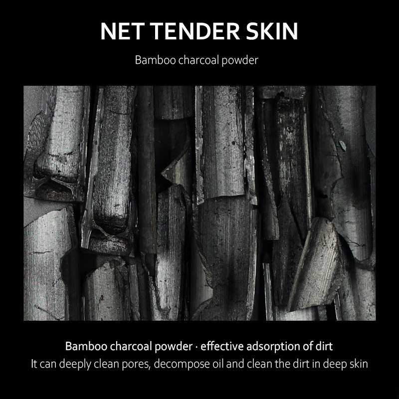 Private Label Handmade Nature Exfoliating Body Cleansing Scent Bath Soap Bamboo Charcoal Soap