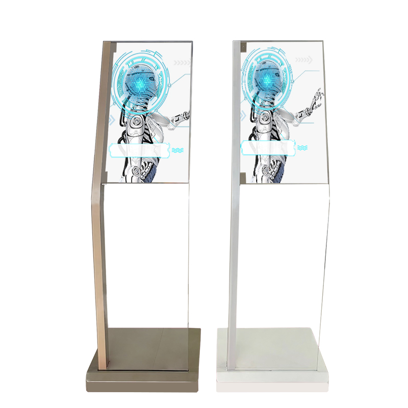 55-дюймовый напольный прозрачный OLED-дисплей с сенсорным экраном