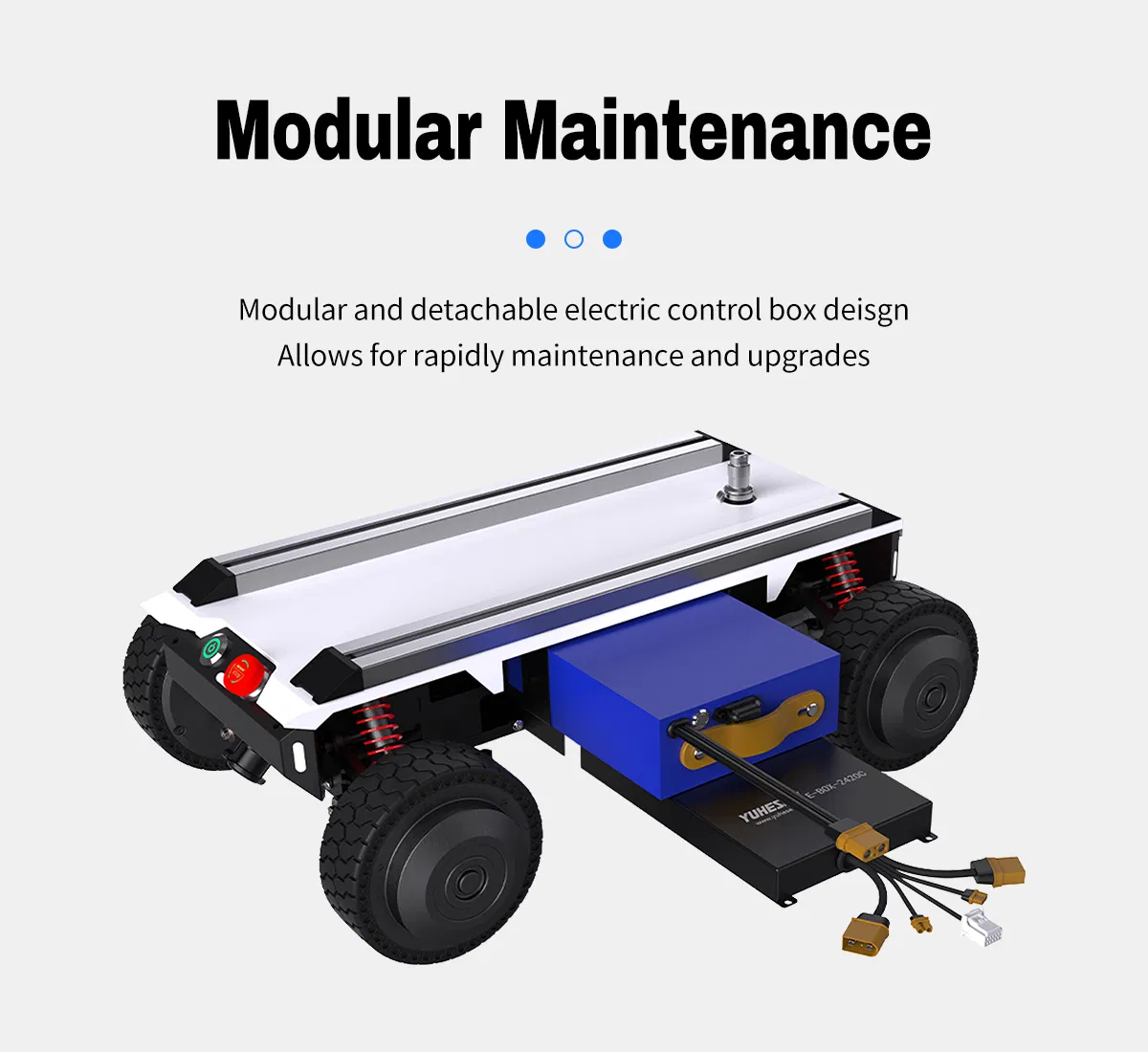 Mini Mobile Robot Platform Robot Drive System Use for Agv Chassis