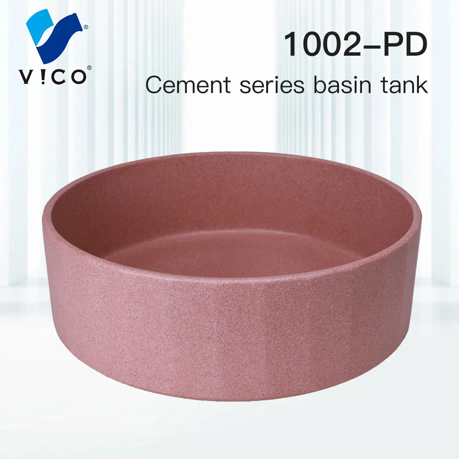 Modern Design Stone Wash Basin Concrete Cement Bathroom Sink with Style