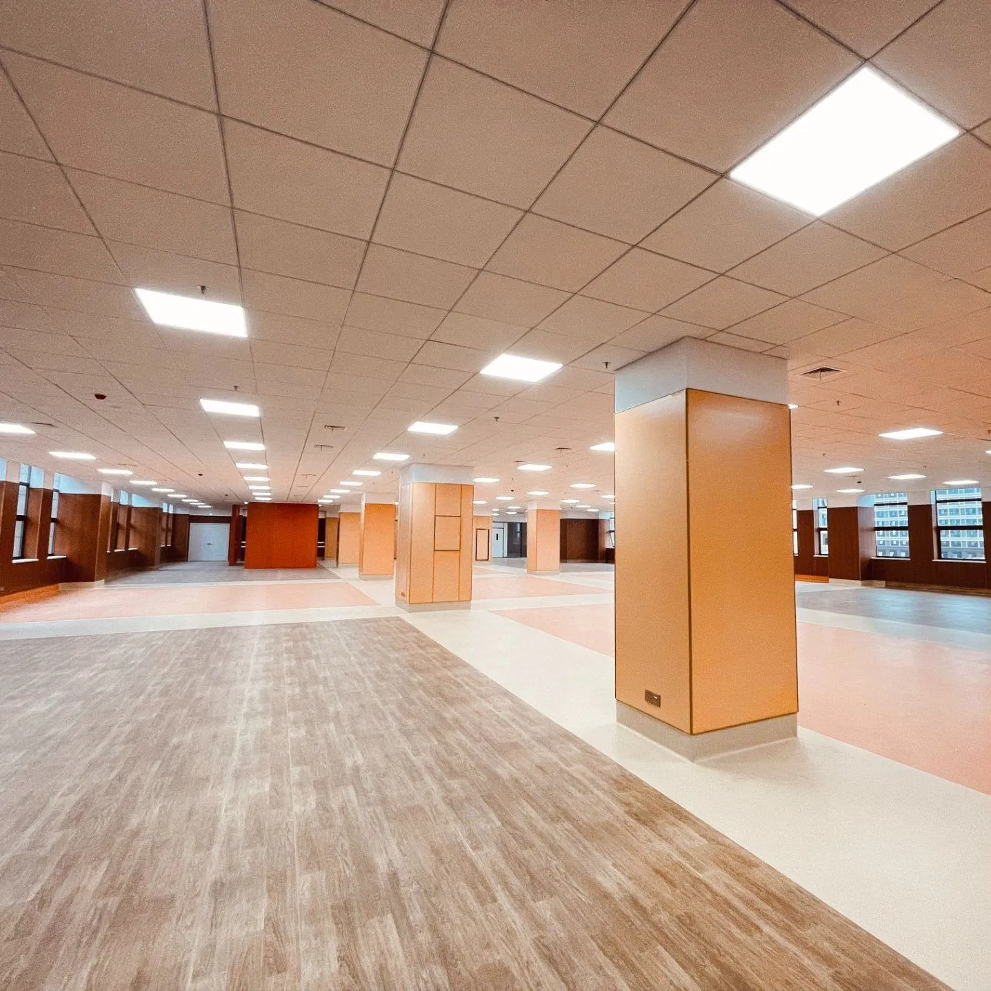 600*600 Gypsum Calcium Silicate Board High Crystal Ceiling for Safe Hospital Use