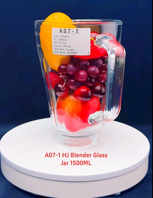 High-Quality Tempered Glass Blender Jar Lid Replacement for Household Commercial Kitchen Food Blenders