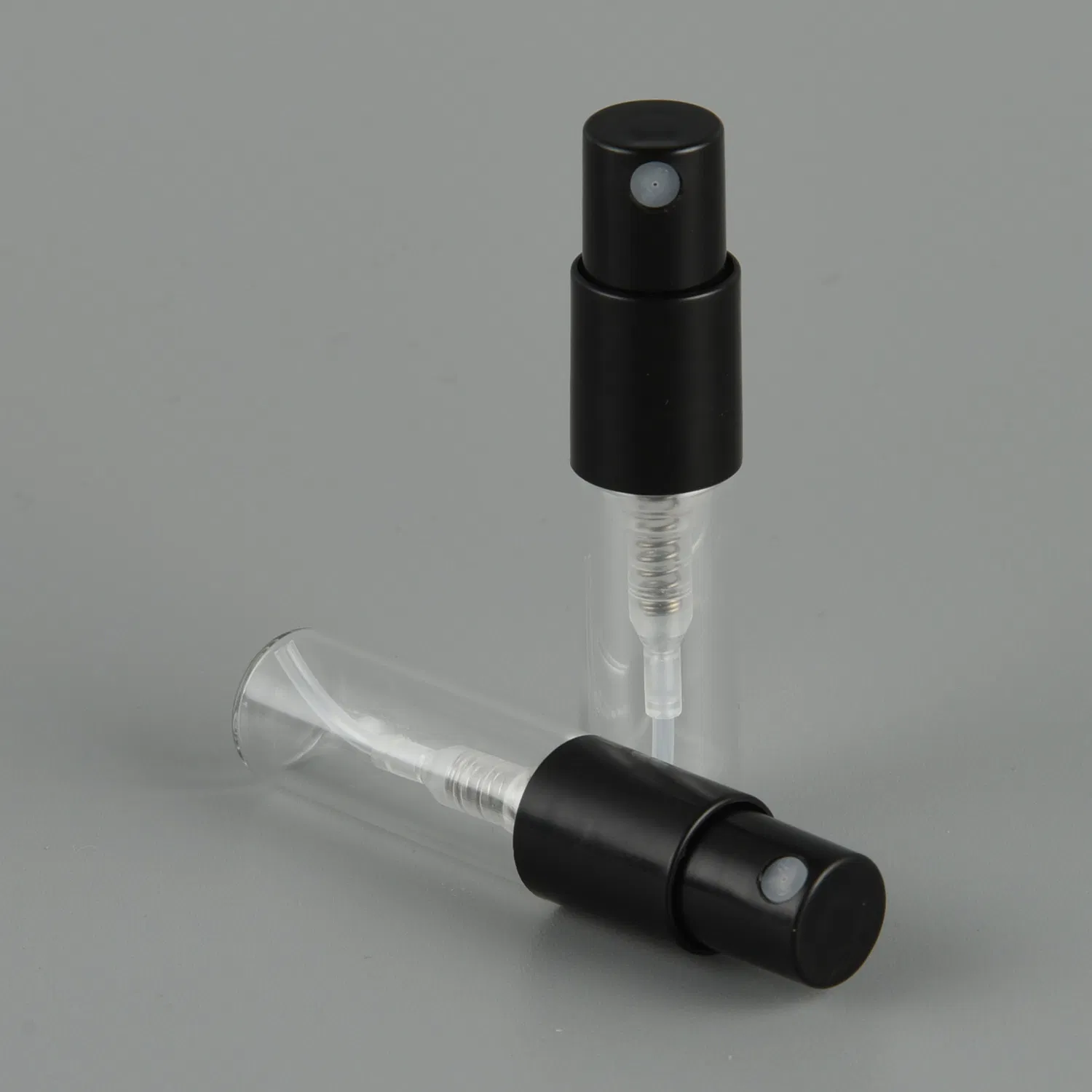 Ribbed Glass Bottle White Fine Fea Pump Mist Sprayer for Fea Crimp Glass Bottle Sprayer Dispenser Sprayer Aluminum Sprayer Fine Spray